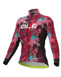 ALÉ Langarm Fahrradtrikot für den Winter - AMAZZONIA LADY WNT - Schwarz/Rosa