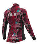 ALÉ Langarm Fahrradtrikot für den Winter - AMAZZONIA LADY WNT - Schwarz/Rosa