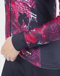 ALÉ Langarm Fahrradtrikot für den Winter - AMAZZONIA LADY WNT - Schwarz/Rosa