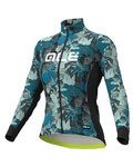 ALÉ Langarm Fahrradtrikot für den Winter - AMAZZONIA LADY WNT - Schwarz/Grün