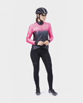 ALÉ Fahrrad-Thermojacke - PR-S GRADIENT LADY - Schwarz/Rosa