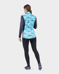 ALÉ Fahrrad-Thermojacke - SOLID SHARP LADY WNT - Hellblau/Schwarz