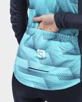 ALÉ Fahrrad-Thermojacke - SOLID SHARP LADY WNT - Hellblau/Schwarz