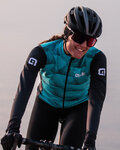 ALÉ Fahrrad-Thermojacke - SOLID SHARP LADY WNT - Hellblau/Schwarz