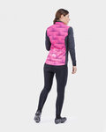 ALÉ Fahrrad-Thermojacke - SOLID SHARP LADY WNT - Rosa/Schwarz
