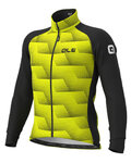 ALÉ Fahrradjacke und Hose für den Winter - SOLID SHARP WINTER - Schwarz/Gelb