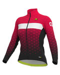 ALÉ Radtrikot und Hose für den Winter - PR-R STARS LADY WNT - Rosa/Schwarz