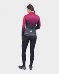 ALÉ Radtrikot und Hose für den Winter - PR-R STARS LADY WNT - Rosa/Schwarz