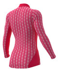 ALÉ Langarm Fahrrad-Shirt - INTIMO CUBES LADY - Rosa