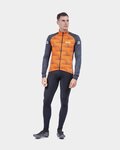 ALÉ Fahrrad-Thermojacke - SOLID SHARP - Orange/Schwarz