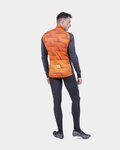 ALÉ Fahrrad-Thermojacke - SOLID SHARP - Orange/Schwarz