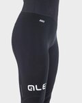 ALÉ Lange Fahrradhose mit Trägern - FUTURE WARM LADY - Schwarz