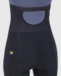 ALÉ Lange Fahrradhose mit Trägern - FUTURE WARM LADY - Schwarz