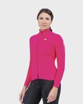 ALÉ Langarm Fahrradtrikot für den Winter - WARM RACE LADY WNT - Rosa