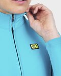 ALÉ Langarm Fahrradtrikot für den Winter - WARM RACE LADY WNT - Türkis