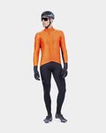 ALÉ Fahrrad-Regenjacke - KLIMATIK K-TORNADO - Orange/Schwarz