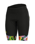 ALÉ Fahrradshorts ohne Träger - LAB FLOWER LADY - Schwarz