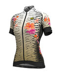 ALÉ Kurzarm Fahrradtrikot - SAVANA LADY - Gold/Weiß