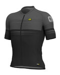 ALÉ Kurzarm Fahrradtrikot - SLIDE - Schwarz/Grau