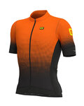 ALÉ Kurzarm Fahrradtrikot - DOTS - Schwarz/Orange