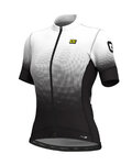 ALÉ Kurzarm Fahrradtrikot - DOTS LADY - Schwarz/Weiß