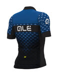 ALÉ Kurzarm Fahrradtrikot - HEXA - Schwarz/Blau