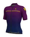 ALÉ Kurzarm Fahrradtrikot - FADE - Lila/Blau