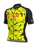 ALÉ Kurzarm Fahrradtrikot - CRACLE - Schwarz/Gelb
