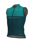 ALÉ Ärmelloses Fahrradtrikot - SLIDE - Blau/Grün