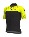 ALÉ Kurzarm Fahrradtrikot - CLIMB - Schwarz/Gelb