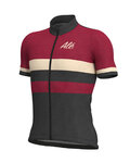 ALÉ Kurzarm Fahrradtrikot - VINTAGE MERINO - Schwarz/Lila