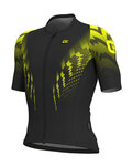 ALÉ Kurzarm Fahrradtrikot - PRO RACE - Schwarz/Gelb