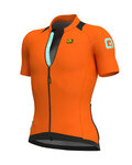 ALÉ Kurzarm Fahrradtrikot - KLIMA - Orange/Schwarz