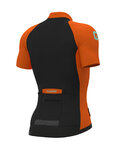 ALÉ Kurzarm Fahrradtrikot - KLIMA - Orange/Schwarz
