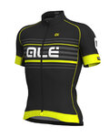 ALÉ Kurzarm Fahrradtrikot - SALITA - Gelb/Schwarz