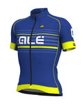 ALÉ Kurzarm Fahrradtrikot - SALITA - Gelb/Blau