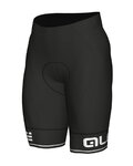 ALÉ Fahrradshorts ohne Träger - CORSA - Weiß/Schwarz