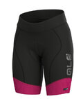 ALÉ Fahrradshorts ohne Träger - MASTER LADY - Schwarz/Rosa
