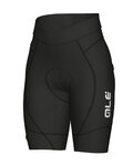 ALÉ Fahrradshorts ohne Träger - AGONISTA 2 LADY - Schwarz/Weiß