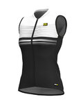 ALÉ Ärmelloses Fahrradtrikot - SLIDE LADY  - Schwarz/Weiß