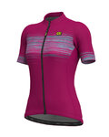 ALÉ Kurzarm Fahrradtrikot - START LADY  - Rosa/Blau