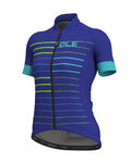 ALÉ Kurzarm Fahrradtrikot - ERGO LADY  - Blau