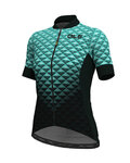 ALÉ Kurzarm Fahrradtrikot - HEXA LADY  - Schwarz/Blau