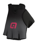 ALÉ Fingerlose Fahrradhandschuhe - DOTS  - Rosa/Grau