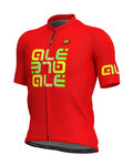 ALÉ Kurzarm Fahrradtrikot - MIRROR - Rot