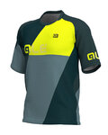 ALÉ Kurzarm Fahrradtrikot - RAMPAGE MTB - mehrfarbig/Gelb