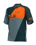 ALÉ Kurzarm Fahrradtrikot - RAMPAGE MTB - Grau/Orange