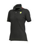 ALÉ Kurzarm Fahrrad-Shirt - POLO LADY  - Schwarz