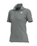 ALÉ Kurzarm Fahrrad-Shirt - POLO LADY - Grau