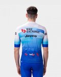 ALÉ Kurzarm Fahrradtrikot - BIKE EXCHANGE 2022 - Weiß/Blau